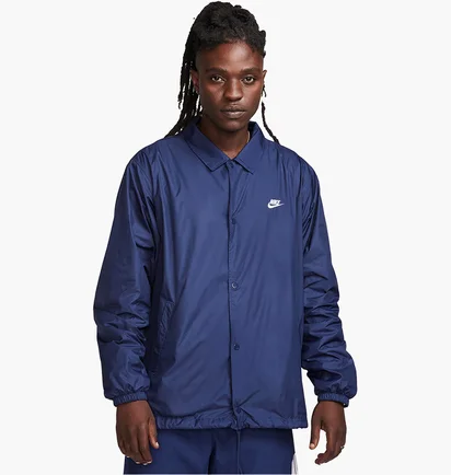Куртка чоловіча Nike Club Coaches Jacket Blue FN3316-410