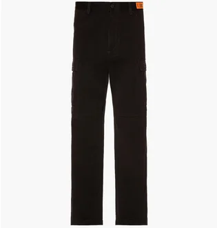 Джинсы мужские Heron Preston Cargo Pocket Baggy Black HMCF010S22FAB0011000