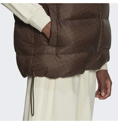 Жилетка жіноча Adidas Down Vest Brown HK5243