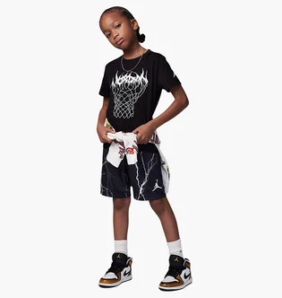 Спортивний костюм дитячий Air Jordan Mj Sport Mesh Aop Black/White 85C996-023