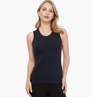 Майка женская Kappa Canotta Spalla Larga Blue K2401-BLUNAVY