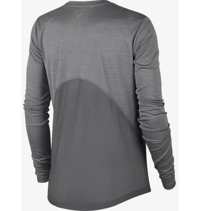 Лонгслів жіночий Nike Dri Fit Plus Running Grey DJ0953-056