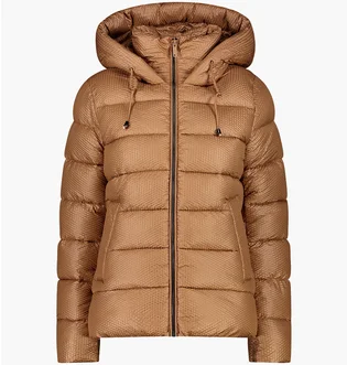 Пуховик женский CMP Jacket Fix Hood Brown 33K3566-P814