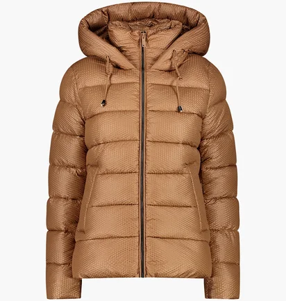 Пуховик жіночий CMP Jacket Fix Hood Brown 33K3566-P814