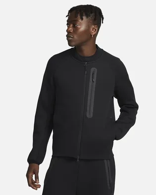 Бомбер чоловічий Nike Sportswear Tech Fleece Black FB8008-010