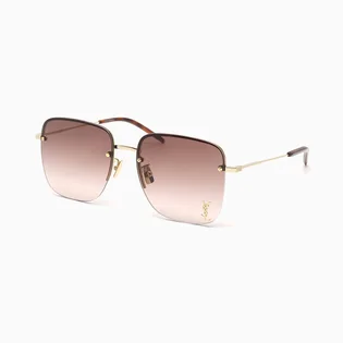 Солнцезащитные очки женские SAINT LAURENT Brown/Gold SL-312M-008-58