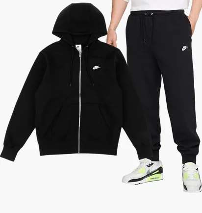 Спортивний костюм чоловічий Nike Club Bb Black FN3861-010__FN3787-010