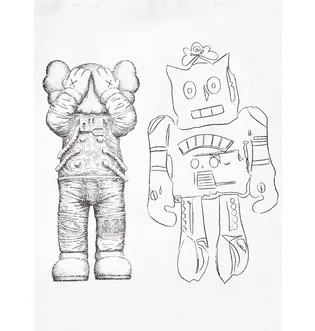 Сумка унісекс Uniqlo Kaws + Warhol Ut 2-Way White E473556-000