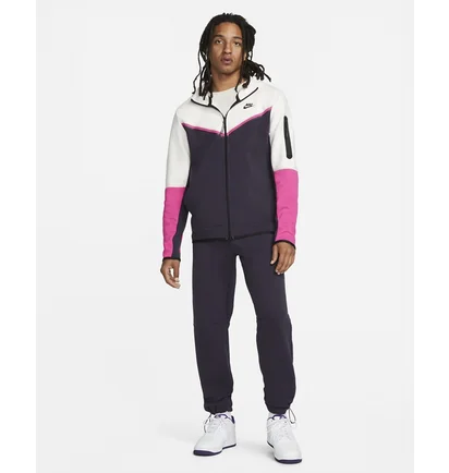 Куртка чоловіча Nike Sportswear Tech Fleece Taped Full-Zip Hoodie Black Cu4489-031