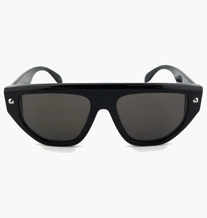 Солнцезащитные очки ALEXANDER MCQUEEN Grey/Black AM0408S-001-54