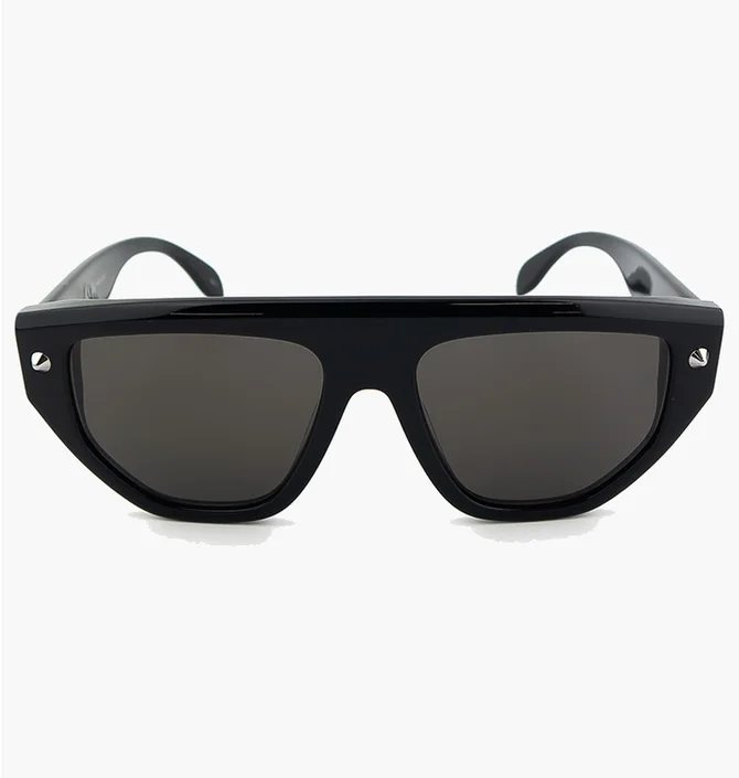 Солнцезащитные очки ALEXANDER MCQUEEN Grey/Black AM0408S-001-54