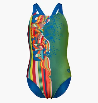 Купальник дитячий Arena Palette Swimsuit Swim Pro Back 164 См Multi 007918-608