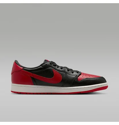 Кроссовки мужские Air Jordan 1 Retro Low Og Banned 2026 Black/Red IW6276-001