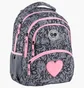 Рюкзак детский GoPack Fluffy Heart Grey GO26-175M-4