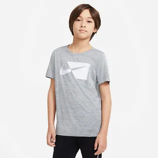 Футболка детская Nike Dri-Fit Hbr Ss Top Grey DA0282-084