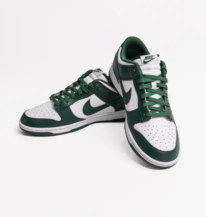 Кроссовки мужские Nike Dunk Low White/Green DD1391-101