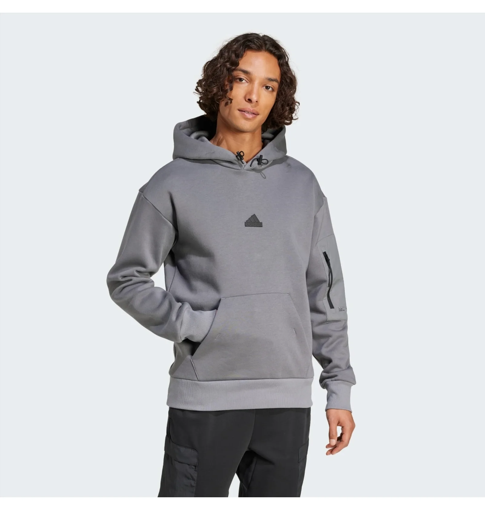ᐉ Худі чоловіче Adidas City Escape Fleece Grey IY1518 - придбати