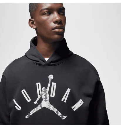 Худи мужское Air Jordan Flight Mvp Fleece Hoodie Black FD7415-010