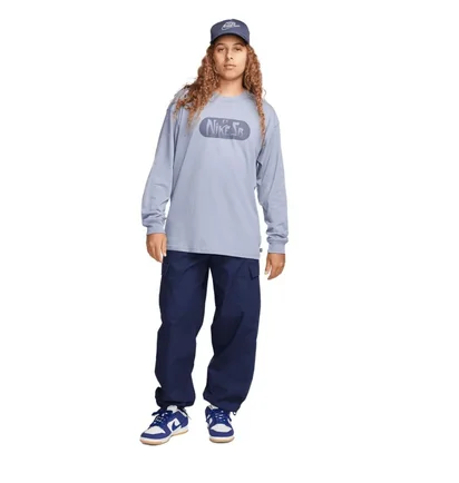 Лонгслів чоловічий Nike Sb Tee Ls M90 Brnd Rd Oc Light Blue FQ3715-493