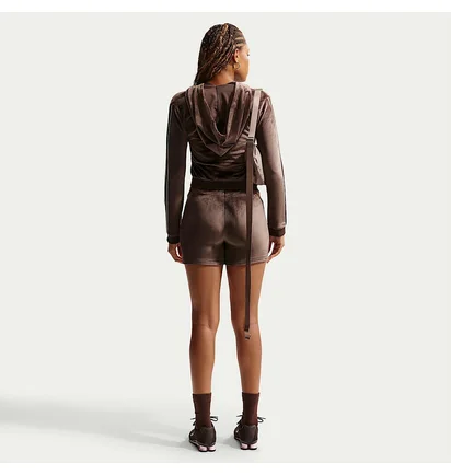 Толстовка жіноча Nike Sportswear Full-Zip Brown IQ0678-237