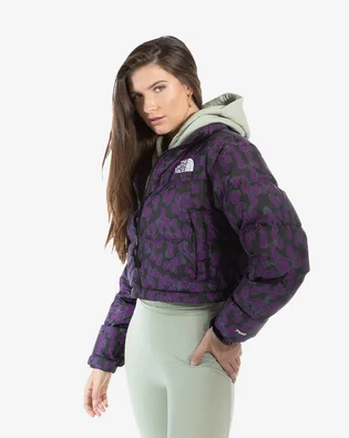 Пуховик жіночий The North Face Print Nuptse Short Violet NF0A5IXT-29J