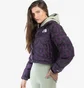 Пуховик жіночий The North Face Print Nuptse Short Violet NF0A5IXT-29J
