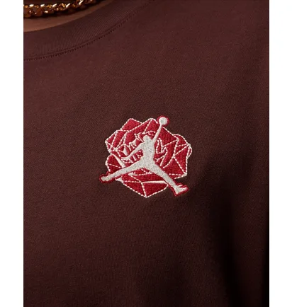 Футболка женская Air Jordan X Teyana Taylor Vintage T-Shirt Brown FB2640-227