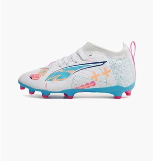 Бутсы детские Puma Ultra 5 Match Vol Up White 108065-01