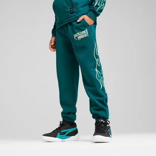 Штани дитячі Puma Basketball Caution Green 626522-22