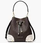 Сумка женская Michael Kors Mercer Gallery Small Color-Block Logo Shoulder Bag Brown 30S0GZ5L1V-BROWN-MULTI-16860