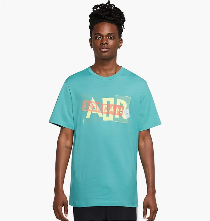 Футболка мужская Air Jordan Brand Graphic Crew 3 Light Blue DM1426-392