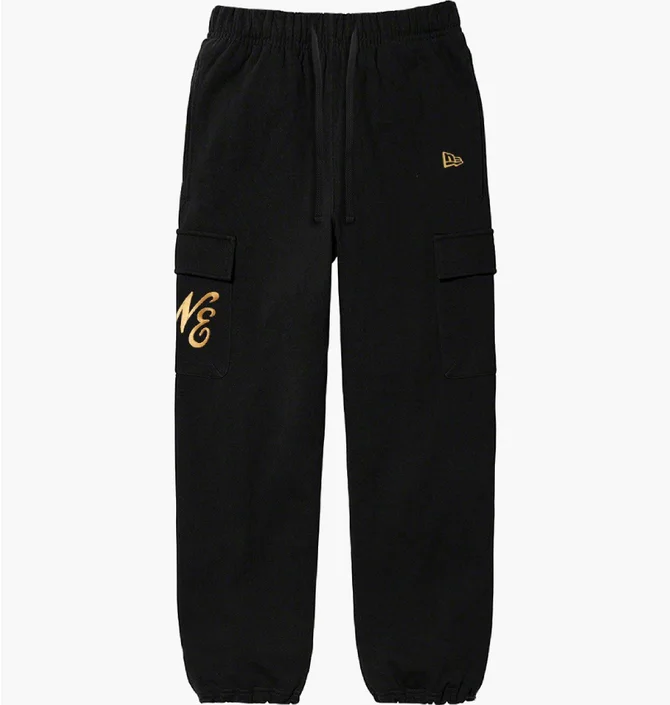 Штаны мужские NEW ERA Ne Script Cargo Black 60435397