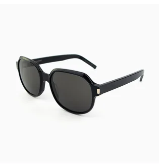 Сонцезахисні окуляри жіночі SAINT LAURENT Grey/Black SL-496-001-57