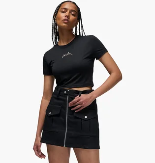 Футболка женская Air Jordan Slim Cropped Graphic T-Shirt Black FN5720-010