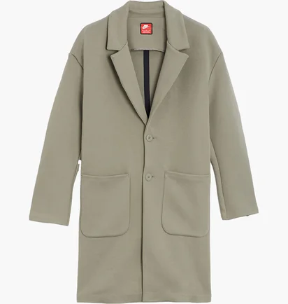 Пальто мужское Nike Sportswears Tech Fleece Reimagined Trench Grey FN0601-053
