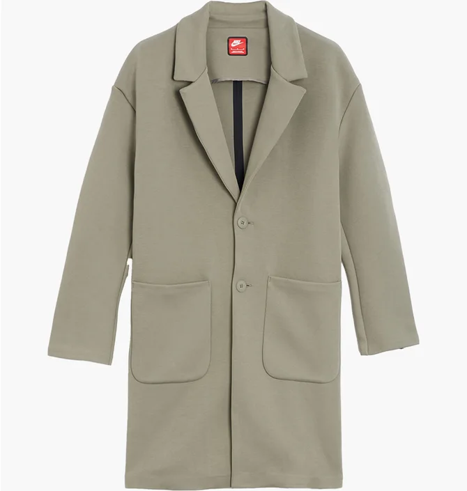 Пальто мужское Nike Sportswears Tech Fleece Reimagined Trench Grey FN0601-053