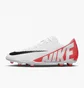 Бутси унісекс Nike Mercurial Vapor 15 Club Multi-Ground Soccer Cleats White/Red DJ5963-600
