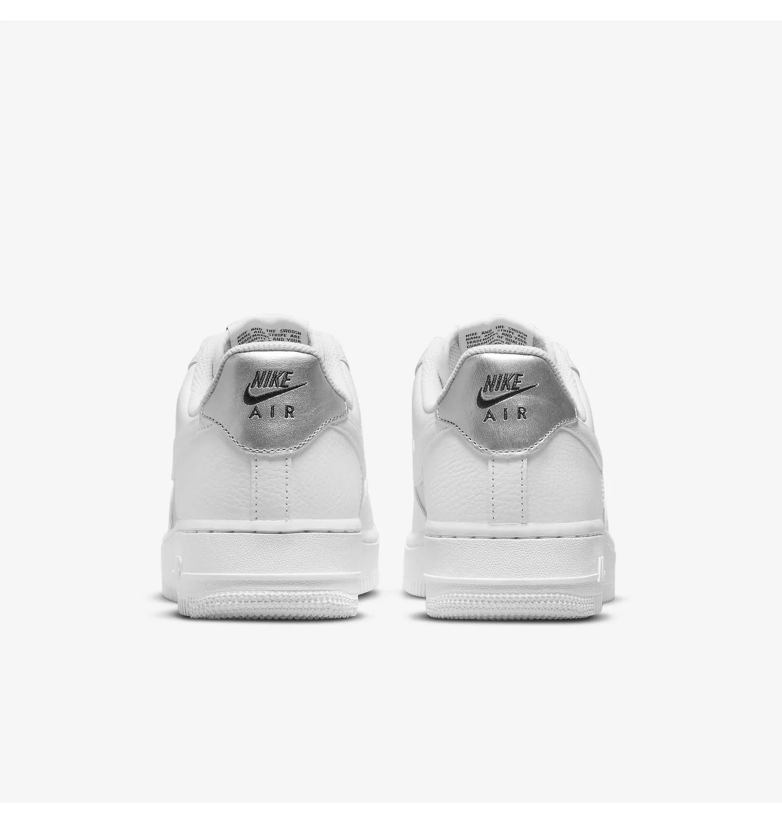 ᐉ Кросівки жіночі Nike Air Force 1 Low 07 White Metallic Silver