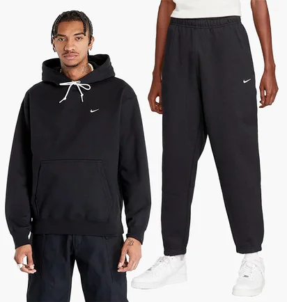 Спортивный костюм мужской Nike Solo Swoosh Fleece Black DX1355-010__DX1364-010