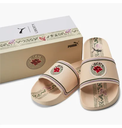 Тапочки женские Puma X Liberty Leadcat 2.0 Logo Sandals Beige 385288-01