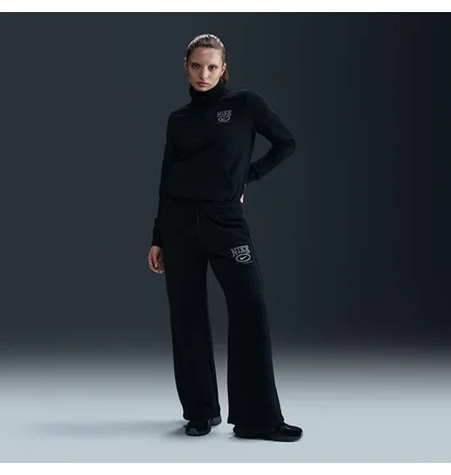 Штани жіночі Nike W Nsw Club Flc Mr Gx Wide Pnt Black HJ0869-010