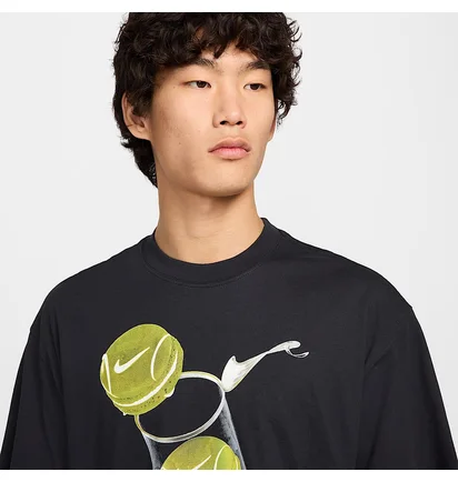 Футболка мужская Nike Court M90 Tennis Black HJ3468-010