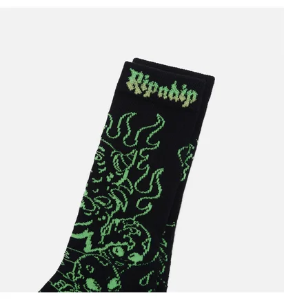 Носки RipNDip Horntail (1 шт) Black RNDSPR25178