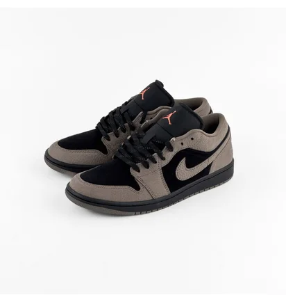 Кроссовки мужские Air Jordan 1 Low Beige/Black IB7109-005