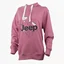 Худи женское Jeep Hooded Oversize Sweatshirt Botanical Print Pink O102606-P490