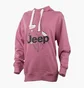 Худи женское Jeep Hooded Oversize Sweatshirt Botanical Print Pink O102606-P490