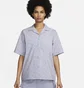 Рубашка женская Nike Sportswear Everyday Modern Woven Short-Sleeve Top Violet DV7930-519