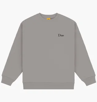Свитшот мужской Dime Classic Small Logo Grey DIMEFA2413CHA