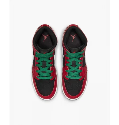 Кроссовки детские Air Jordan 1 Mid Se (Gs) Red Dq8418-006