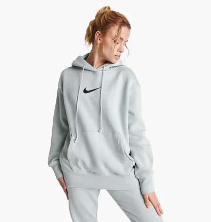 Худі жіноче Nike Sportswear Phoenix Fleece Oversized Pullover Hoodie Grey Fd0892-034